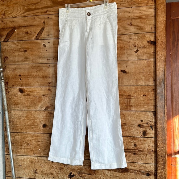 Athleta Pants & Jumpsuits Athleta Lagoon Linen Wide Leg Pant Poshmark